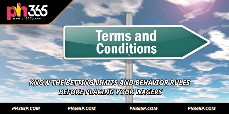 Know the betting limits and behavior rules before placing your wagers