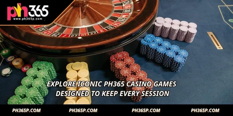 Explore iconic PH365 Casino games designed to keep every session