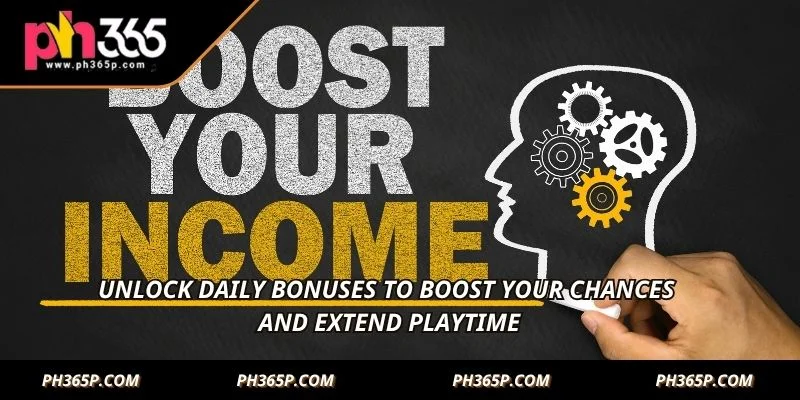 Unlock daily bonuses to boost your chances and extend playtime