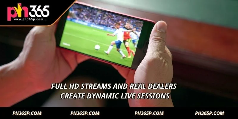 Full HD streams and real dealers create dynamic live sessions