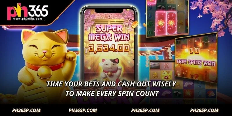 Time your bets and cash out wisely to make every spin count