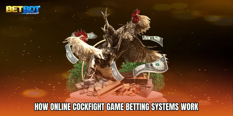 How Online Cockfight game Betting Systems Work
