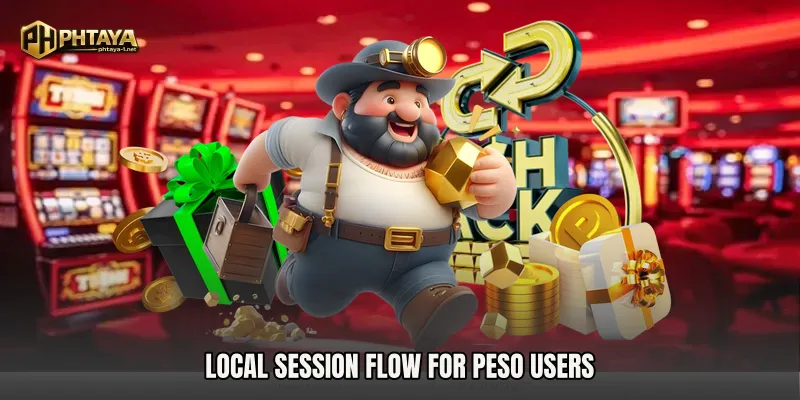 Local Session Flow For Peso Users